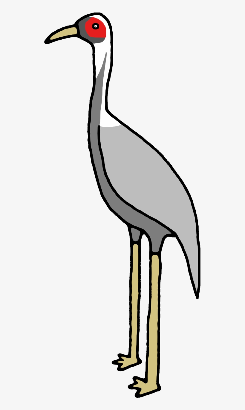 White-naped Crane / - White-naped Crane, transparent png download