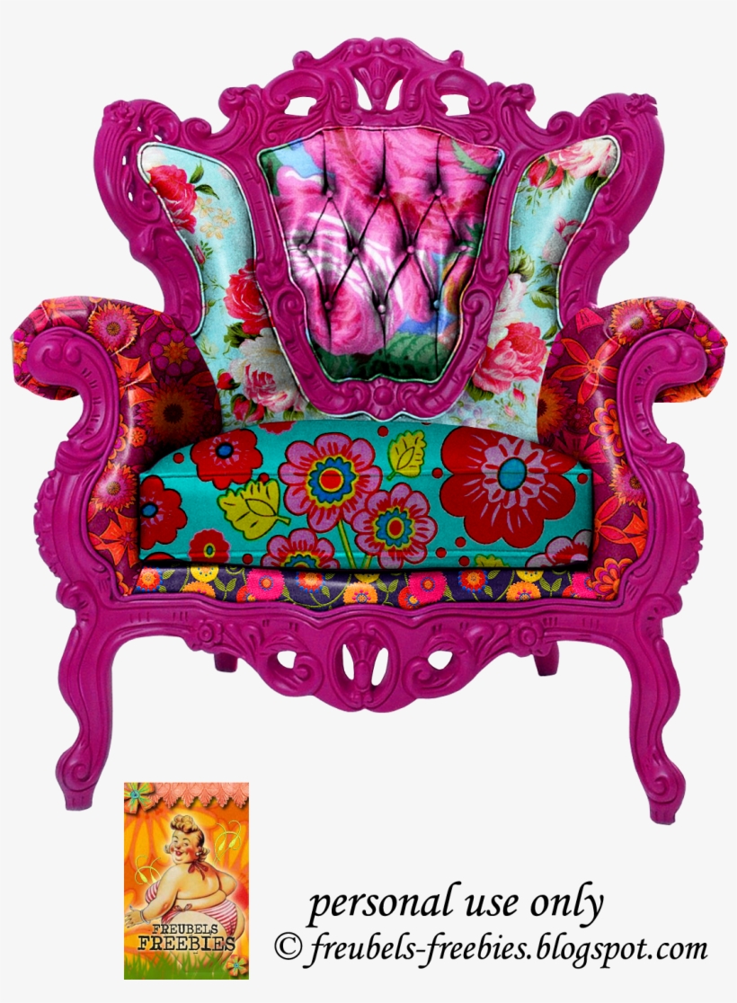 Freebie Baroque Rococo Chair - Sillones Del El Arte Barroco, transparent png download
