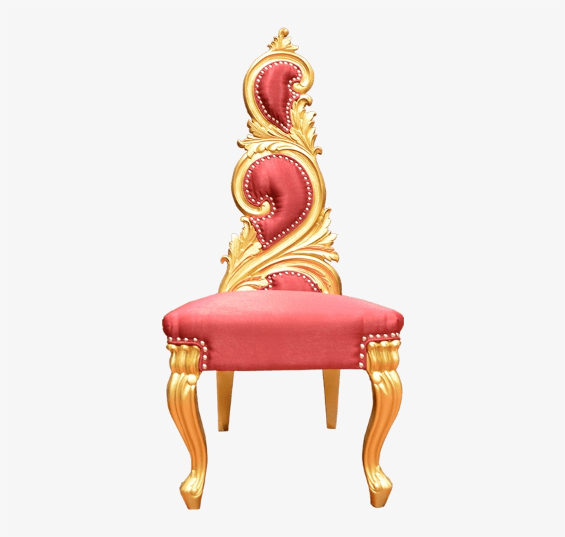 Golden Peacock Chair - Chair, transparent png download