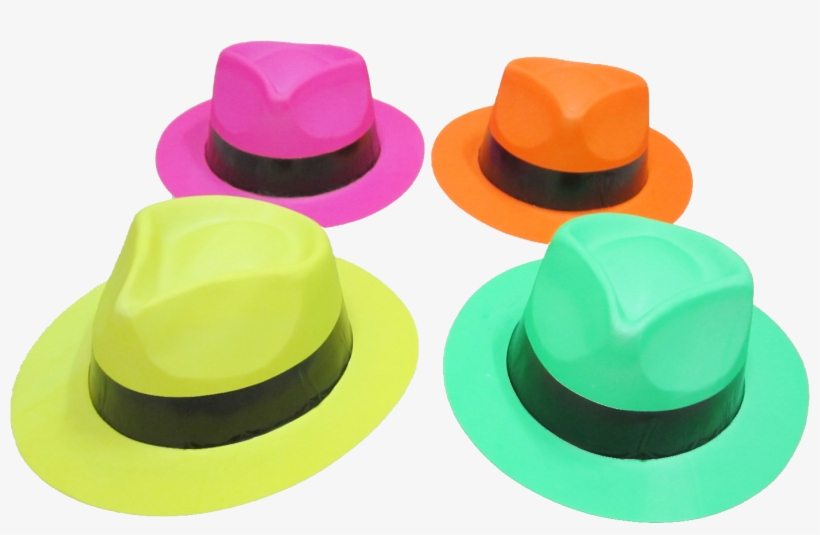 12 Color Gangster Hats - Fedora, transparent png download