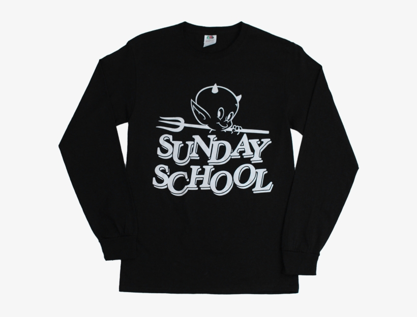 Sunday School Long Sleeve - Crew Neck, transparent png download