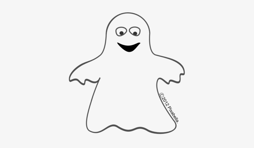 Banner Freeuse Library Cute Clip Art Panda Free Images - Halloween Ghost Cut Outs, transparent png download