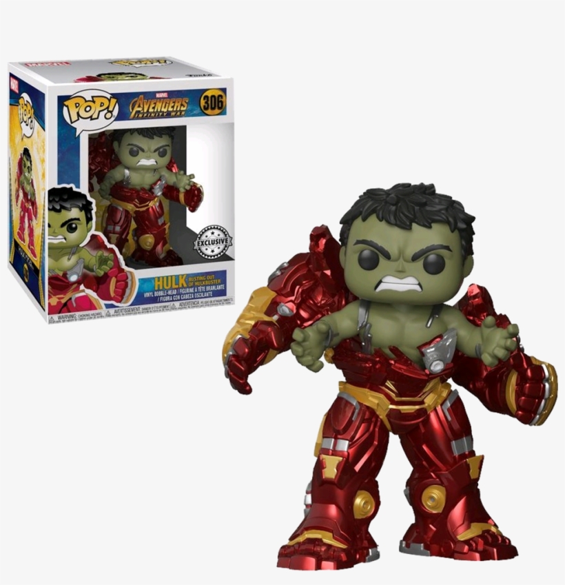 The Hulk And The Rest Of The Avengers Unite To Battle - Hulk Busting Out Of Hulkbuster Pop, transparent png download