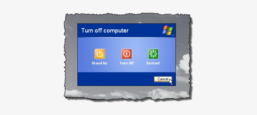 07 Ctrl Alt Shift And Cancel W7 Thumb - Turn Off Computer Xp, transparent png download