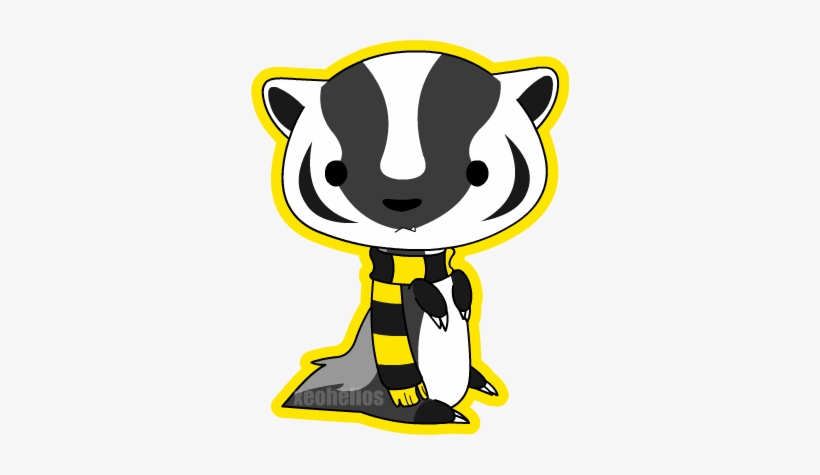 Hufflepuff Badger By Xeohelios - Cute Hufflepuff Badger, transparent png download