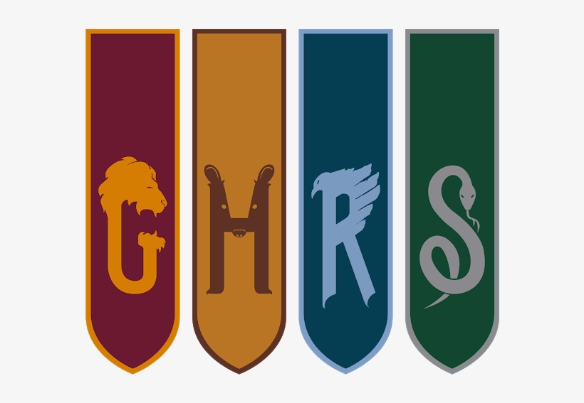 Gryffindor, Hufflepuff, Ravenclaw, Slytherin/ Grif - Bandeiras Das Casas De Hogwarts, transparent png download