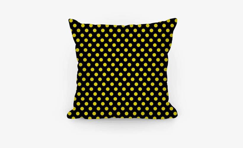 Hufflepuff House Polka Dot Pattern Pillow - Pillow, transparent png download