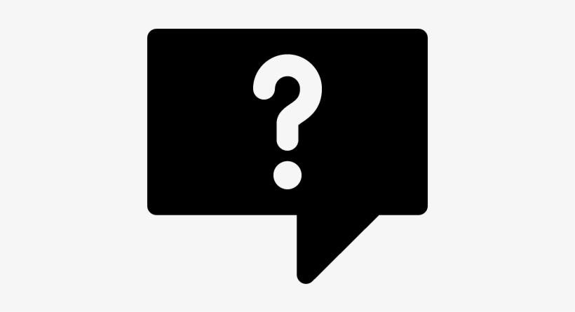 Speech Bubble With Question Mark ⋆ Free Vectors, Logos - Question Mark Speech Bubble Png, transparent png download