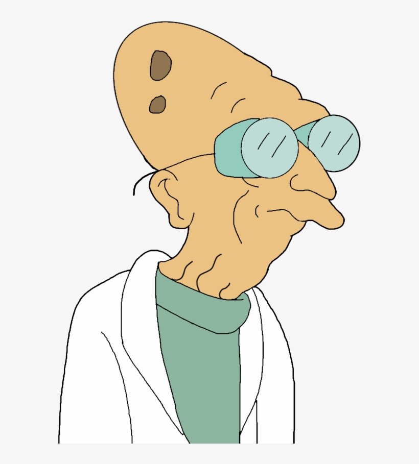 Clip Art Freeuse Library Bender Drawing Leela - Professor Farnsworth Png, transparent png download