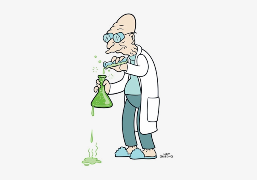 Futurama Professor Farnsworth - Professor Farnsworth, transparent png download