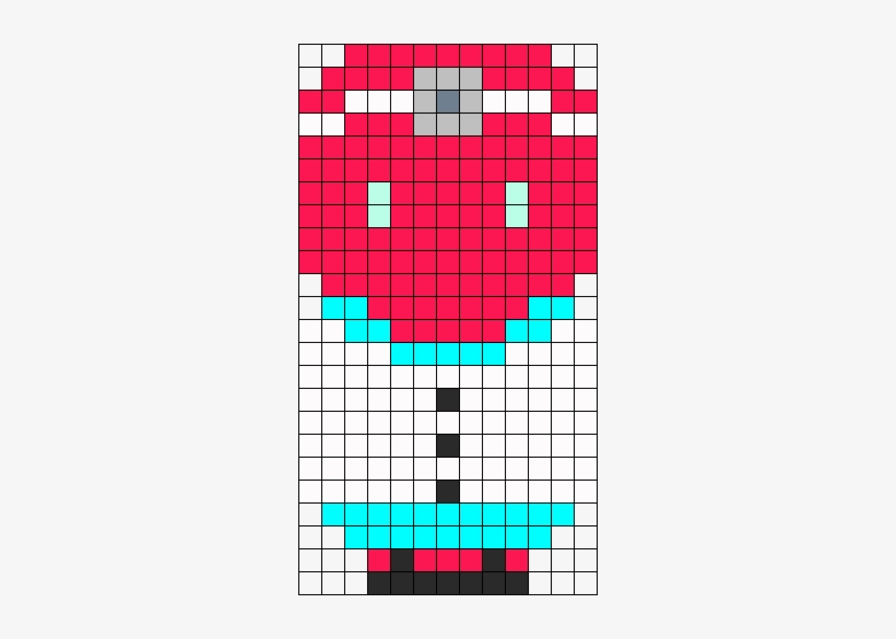 Zoidberg Perler Bead Pattern / Bead Sprite - Illustration, transparent png download