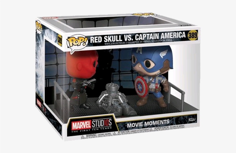 Marvel Studios 10th Anniversary - Captain America And Red Skull Funko, transparent png download