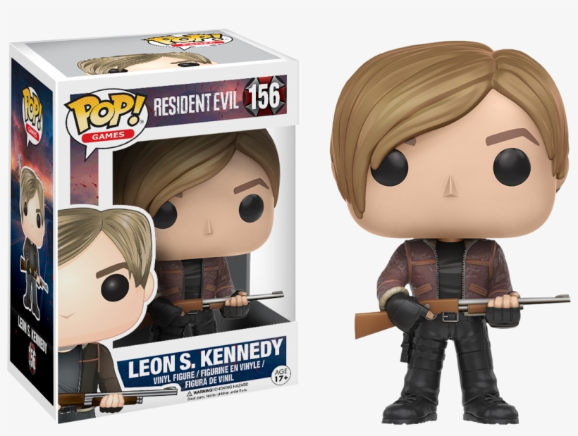 Leon S Kennedy Pop Vinyl Figure - Funko Pop Leon Kennedy, transparent png download