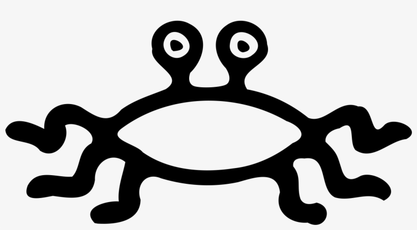 Flying Spaghetti Monster Png - Church Of The Flying Spaghetti Monster Symbol, transparent png download
