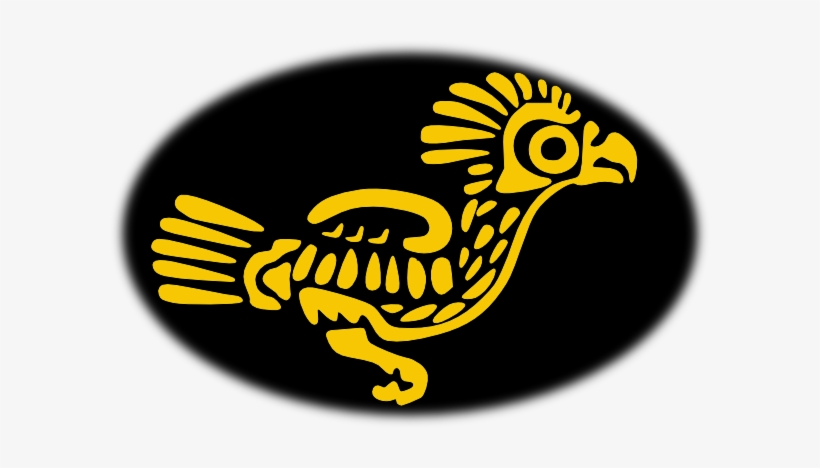 Aztec Clipart Logo - Aztec Art Bird, transparent png download