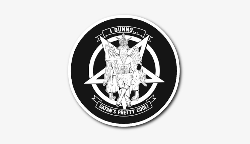 Baphomet Die-cut Sticker - Dog Heavy Metal, transparent png download