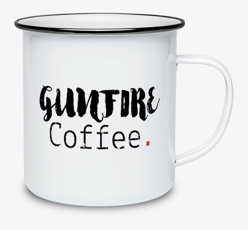 Enamel Drinking Vessel - Coffee Cup, transparent png download
