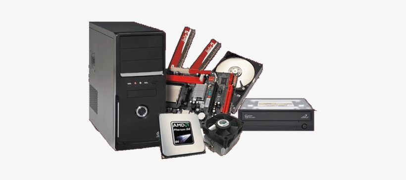 Computer Repair - Thermaltake V2 Case With 450w Psu Vm54521n2u -, transparent png download