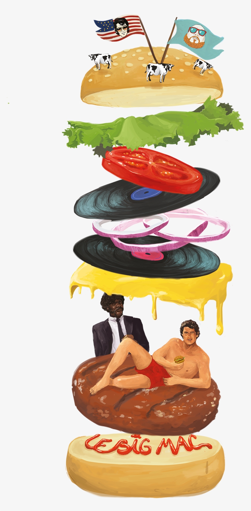 “the Burger Pop Food For Everybody” - Baked Goods, transparent png download