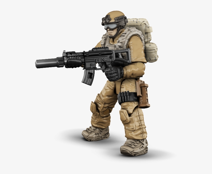 Mega Bloks - Call Of Duty Mega Bloks Soldier, transparent png download