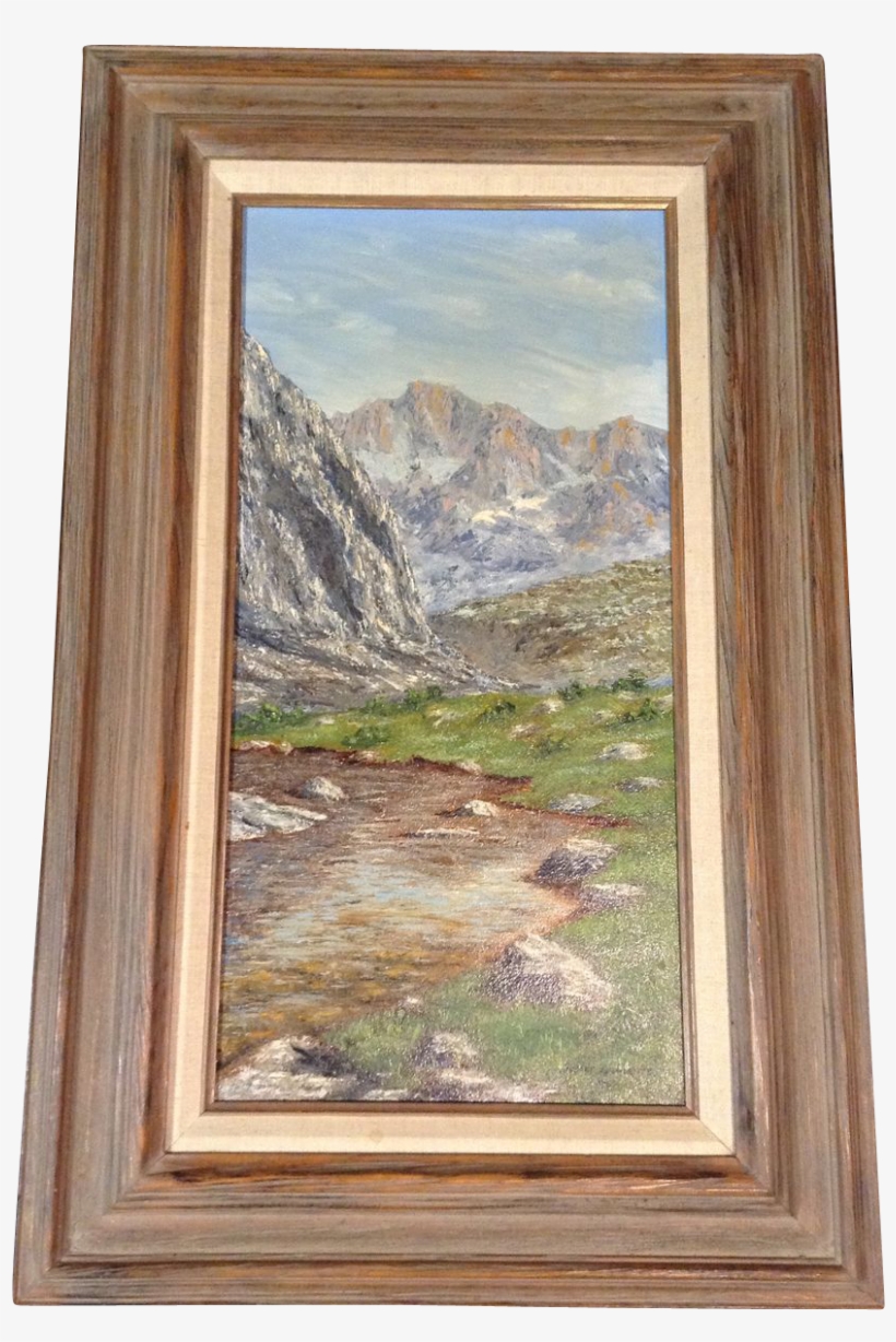 Robert Zimmerman Oil Painting On Board Signed By Listed - Artist, transparent png download