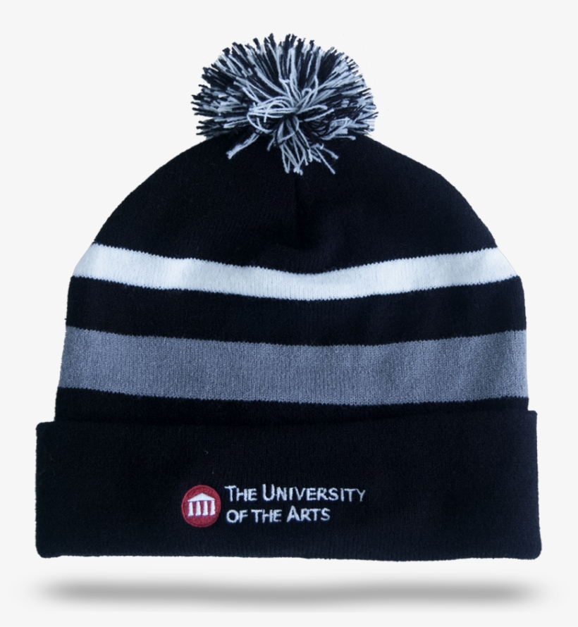 Roll Up Beanie With Pompom - Beanie, transparent png download