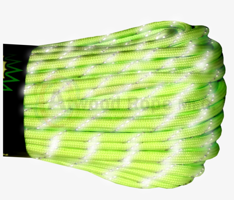 Uber Glow Reflective Paracord - Parachute Cord, transparent png download