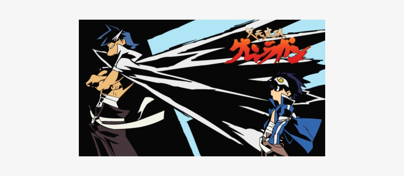 Gurren Lagann Eye Catch With Transparent Features For - Gurren Lagann Simon Kamina, transparent png download