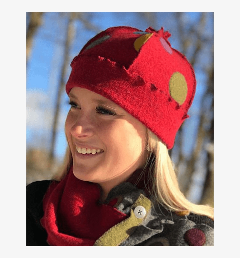 Woolflower Dot Hat Red - Stan's Fit For Your Feet, transparent png download