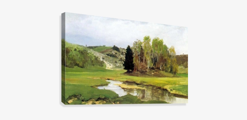Svinka River Near Aleksin Canvas Print - River Svinka, transparent png download