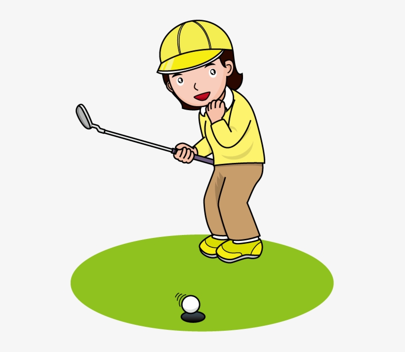 Golf Clipart Transparent - Playing Golf Clipart Png, transparent png download