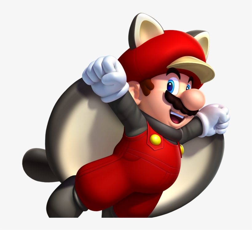 Power Flying Squirrel Mario, transparent png download