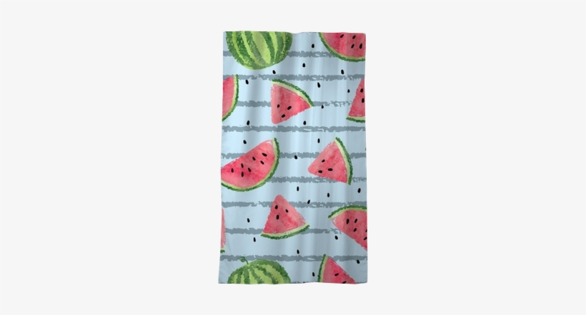 Seamless Watermelon Pattern - Blackout, transparent png download