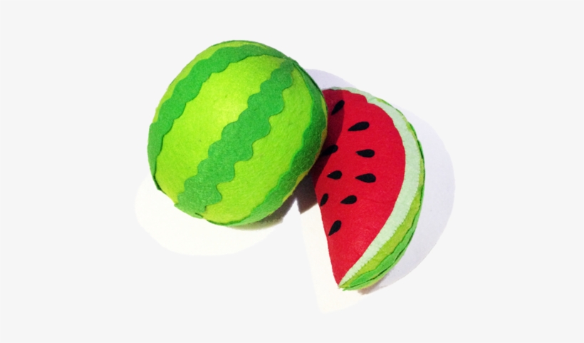 Felt Handmade Realistic Watermelon Slice - Watermelon, transparent png download