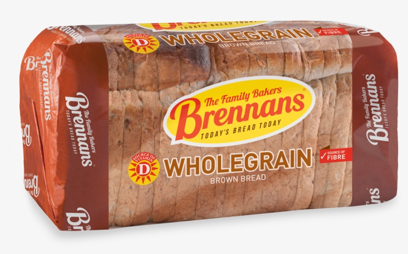 Brennans Wholegrain With Vitamin D - Brennans 100% Wholemeal Bread 800g, transparent png download