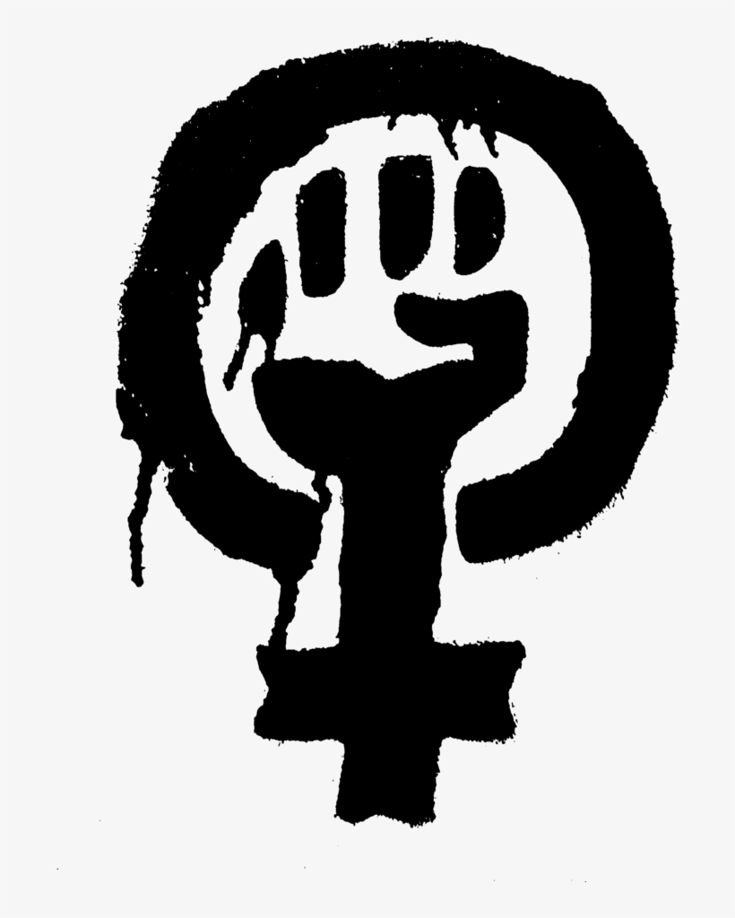 Stencil Womanpower 0969 - Feminism Symbol Png, transparent png download