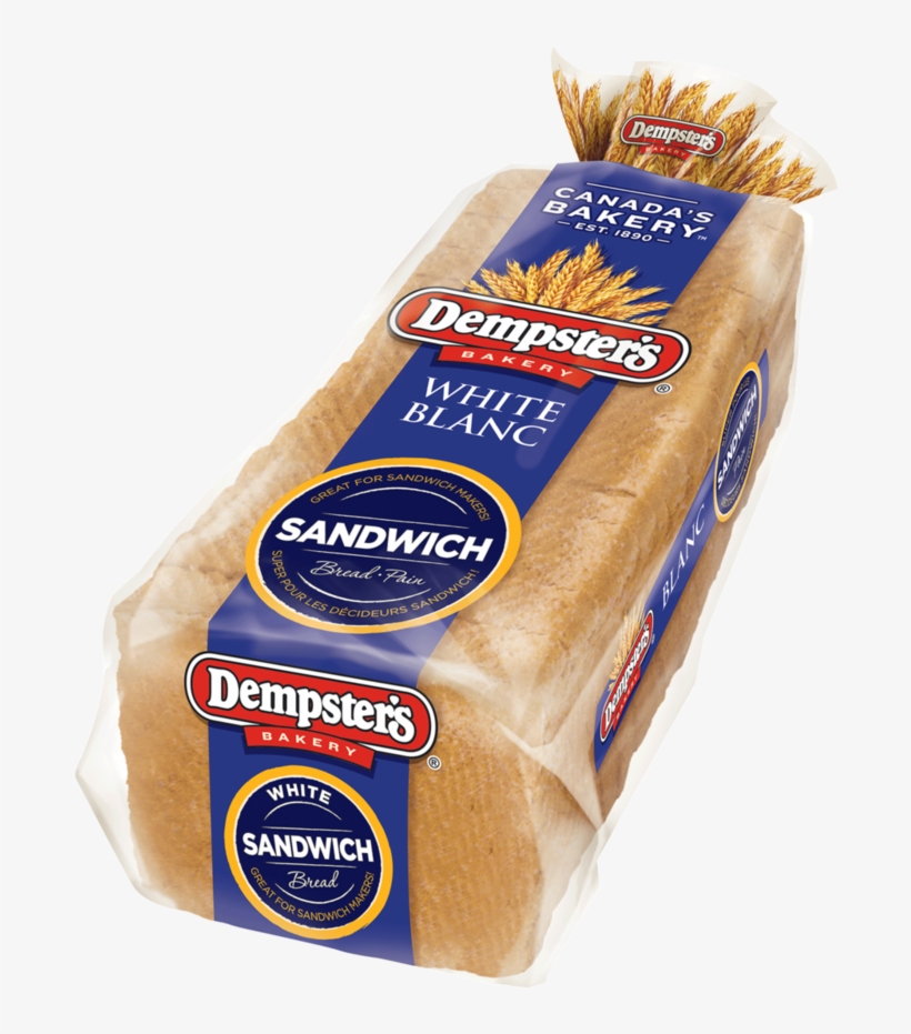 Dempster's® Texas Toast Sandwich White Bread - Dempster's Originals 100% Whole Wheat Hot Dog Buns, transparent png download