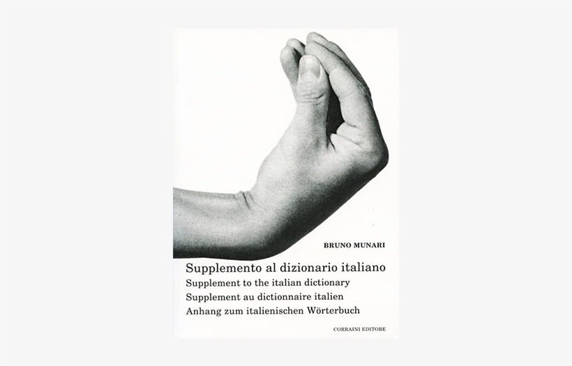 Supplement To The Italian Dictionary Bruno Munari - You Italian, transparent png download