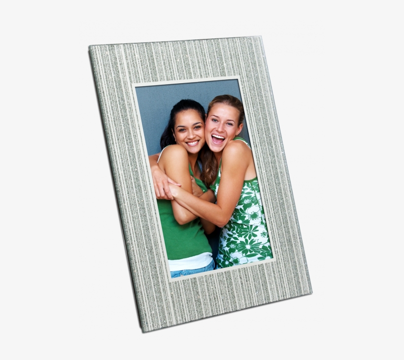 Tiffany Silver Photo Frame - Picture Frame, transparent png download