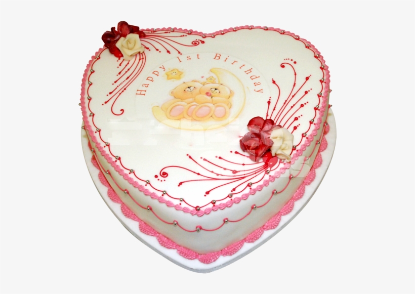 Heart Birthday Cake Design Png - Birthday Cake Design Png, transparent png download