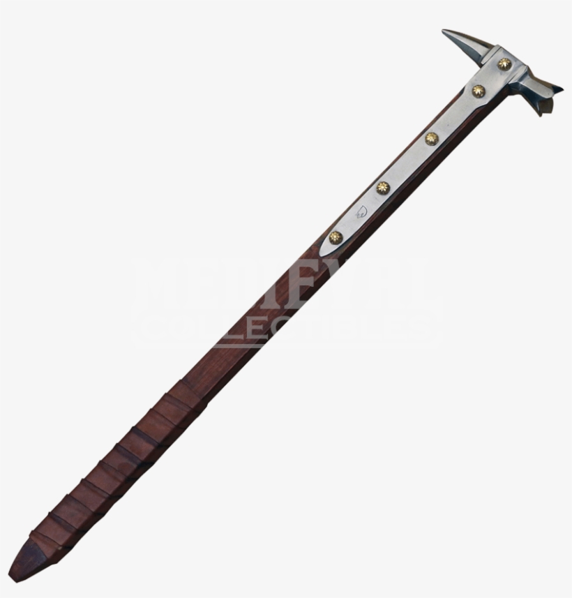 14th Century Italian War Hammer - Casting Rod, transparent png download