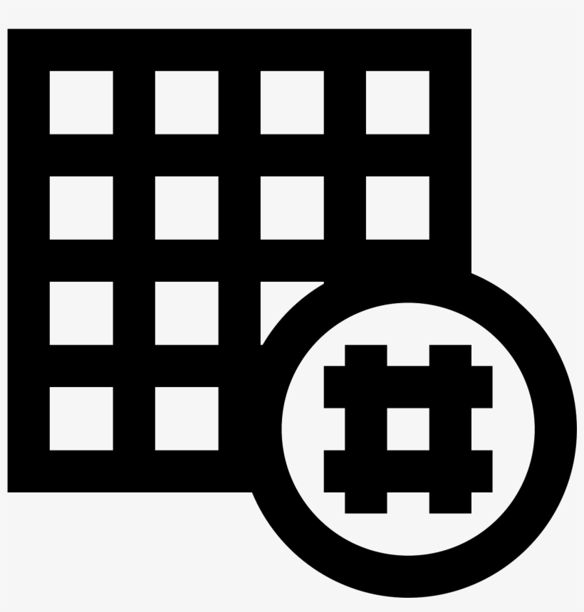 Hashtag Siatka Icon - Scheda Combinatore Lince Tris, transparent png download