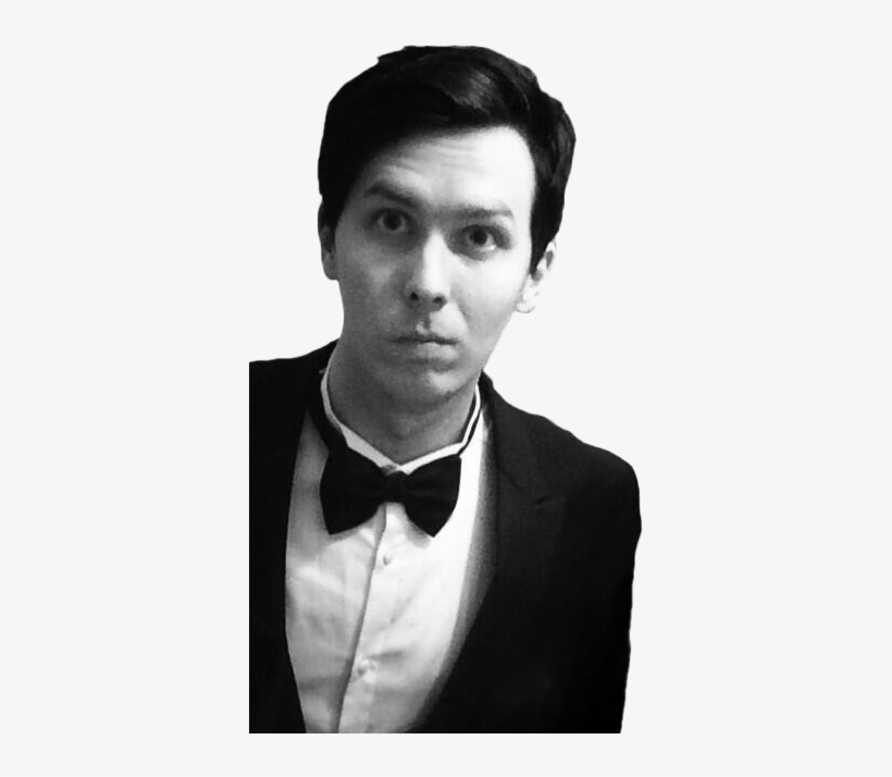 Amazingphil Transparent Black And White Phil Dan - Phil Lester Hot Quiff, transparent png download