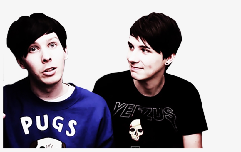 #heart Eyes Howell #danisnotonfire #amazingphil #dan - Transparent Dan And Phil, transparent png download