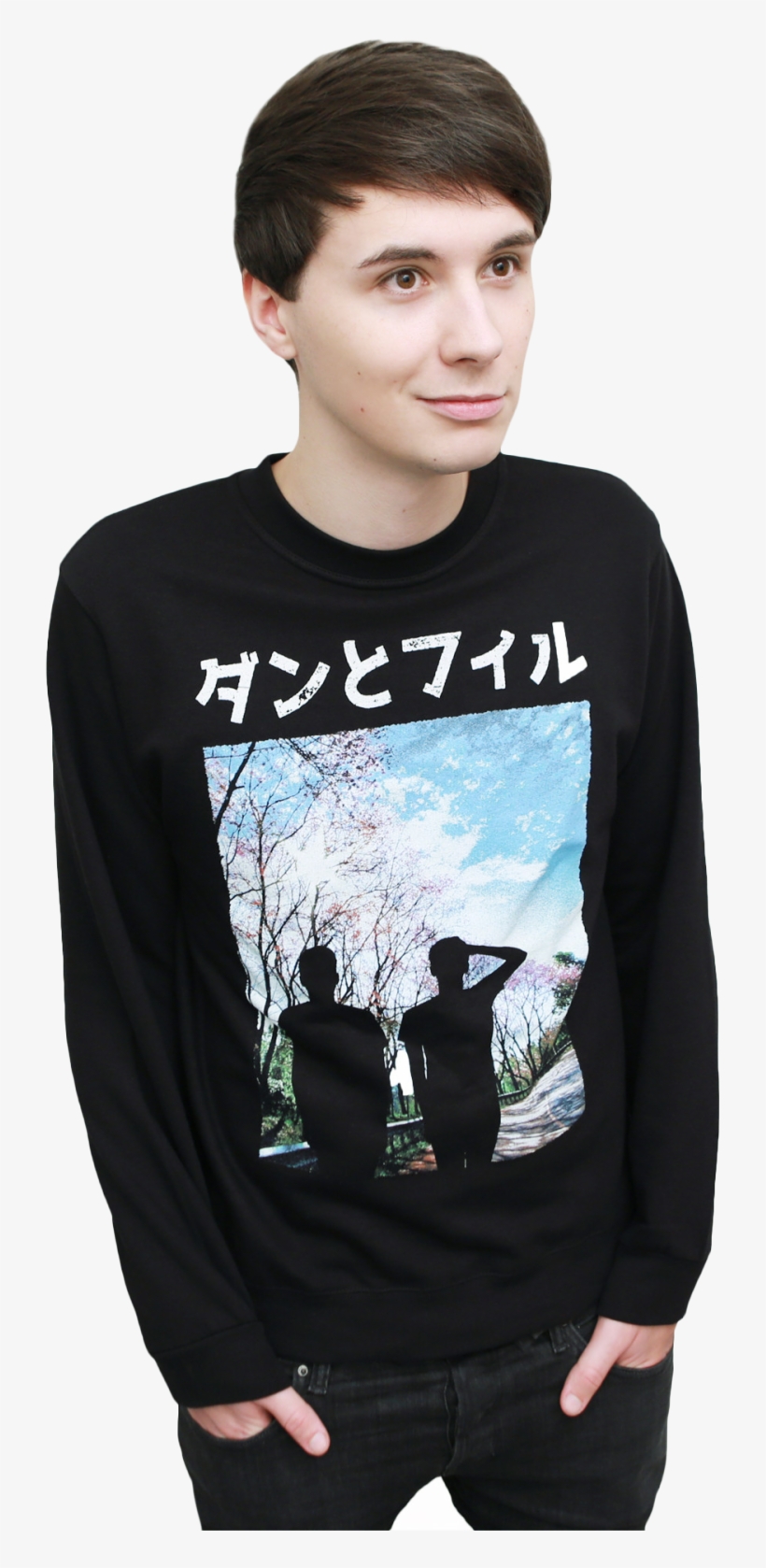 Transparent Dan And Phil Pngs - Dan And Phil Blossom Shirt, transparent png download