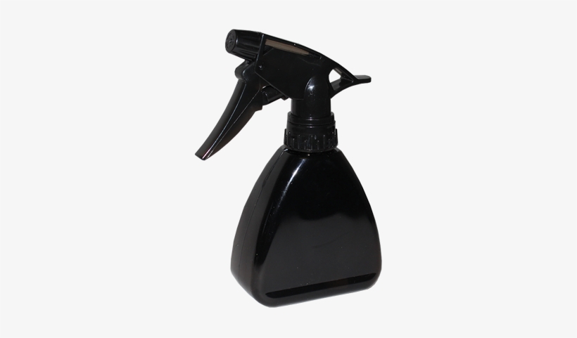 Triangle Bottle With Sprayer - Black Transparent Spray Bottle, transparent png download
