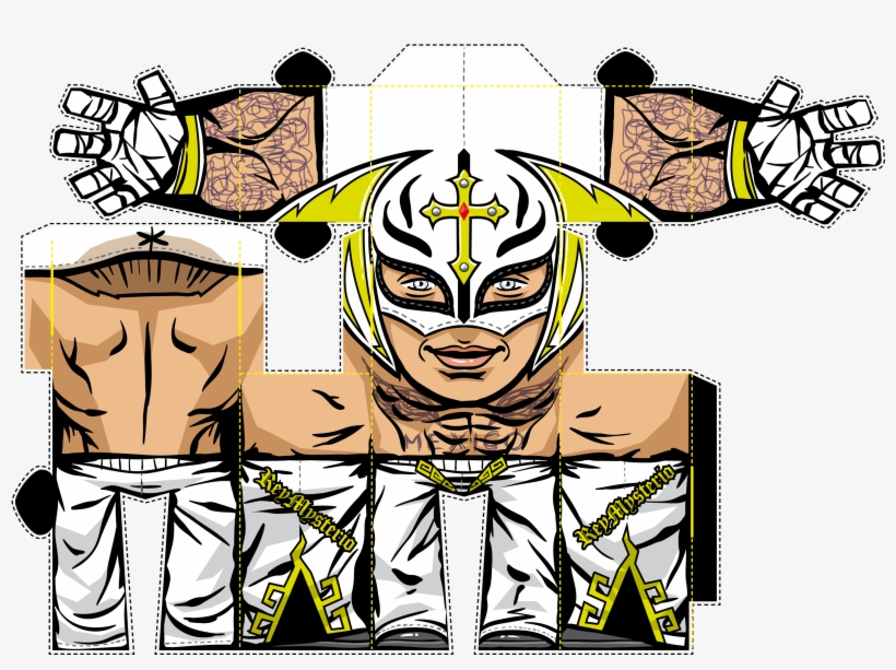 Rey Mysterio Papercraft, transparent png download
