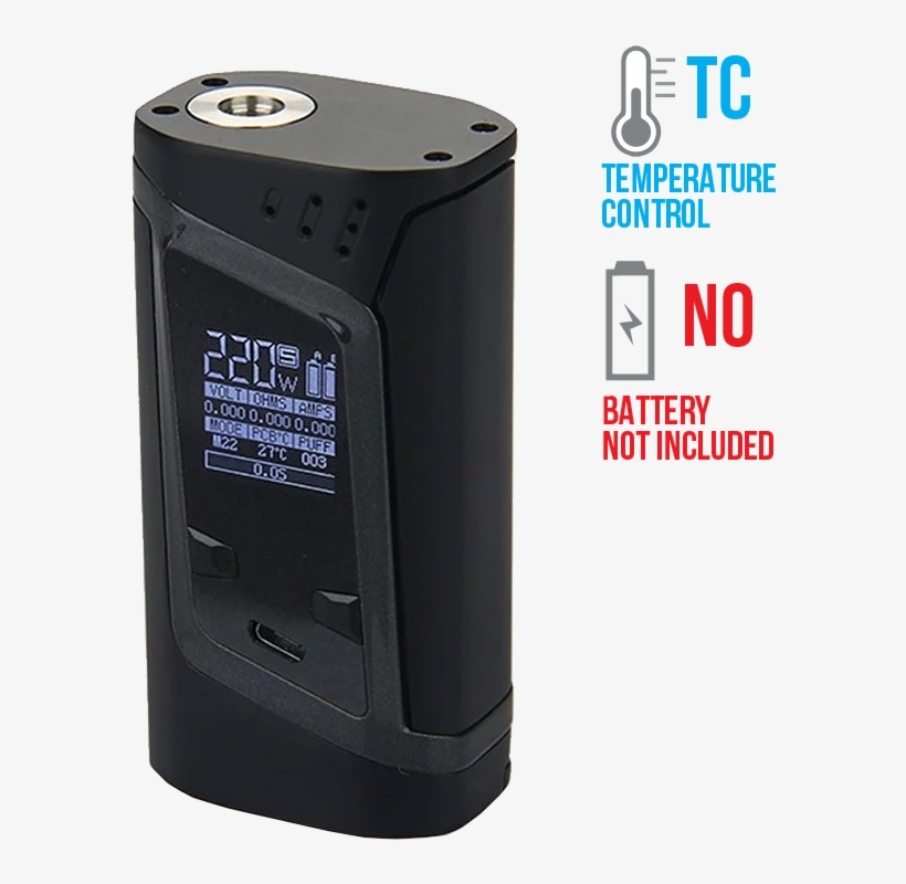 Smok Alien Mod 220w - Voopoo Drag 157w Batteries, transparent png download