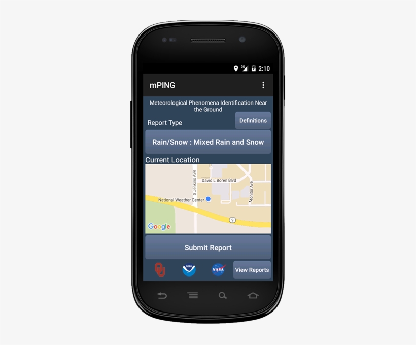 Mping Weather App Goes Global - Citizen Science, transparent png download