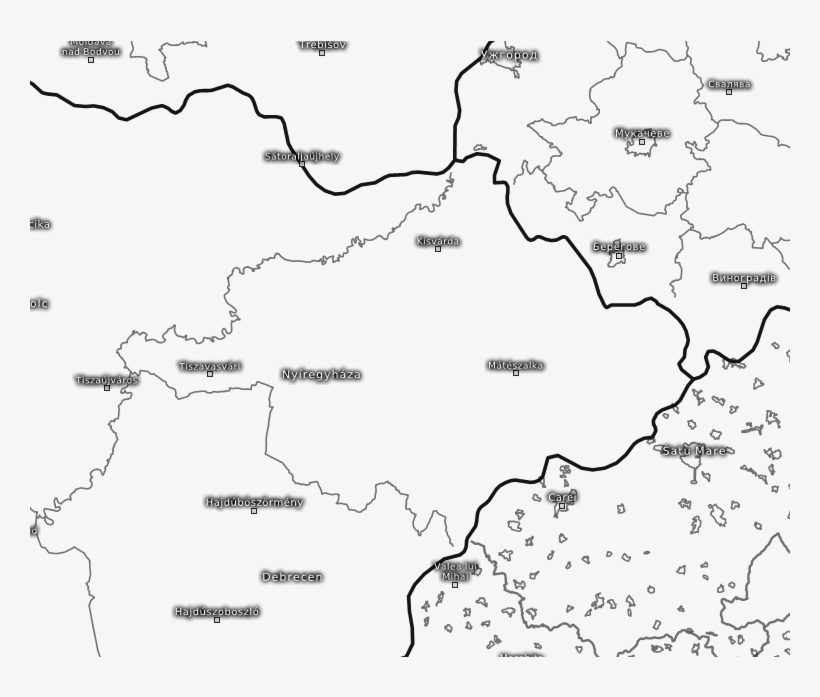 Model Charts For Szabolcs Szatmár Bereg - Map, transparent png download